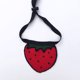 thumbnail image 3 of Baberos para perros y gatos, bufanda, collar, ajustable, para mascotas, lindo pañuelo con forma de corazón (fresa M), 3 of 3