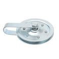 thumbnail image 3 of 1 Set Garage Door Pulley 108mm 4" OD Garage Cable Pulley, Silver Tone, 3 of 5
