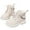Beige, variant on Krdevn Girls Glitter Pearl Chain Boots Girls British Style Short Boots Fall Winter Big Kids Leather Soft Sole Ankle Boots,Toddler Girl Shoes,Boys Shoes,Size:11-11.5 Years