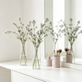 thumbnail image 4 of Artificial Spring Plum Blossom Branch, 5 Colors Faux Floral Bouquet for Home Wedding and Vase Arrangements, Polyester Flowers, 18.89 Inches Tall, Blue Purple Yellow Decor, 4 of 6