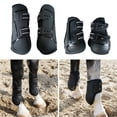 thumbnail image 4 of Juego de 4 Botas de tendón de caballo Sunnimix Negro M, 4 of 8
