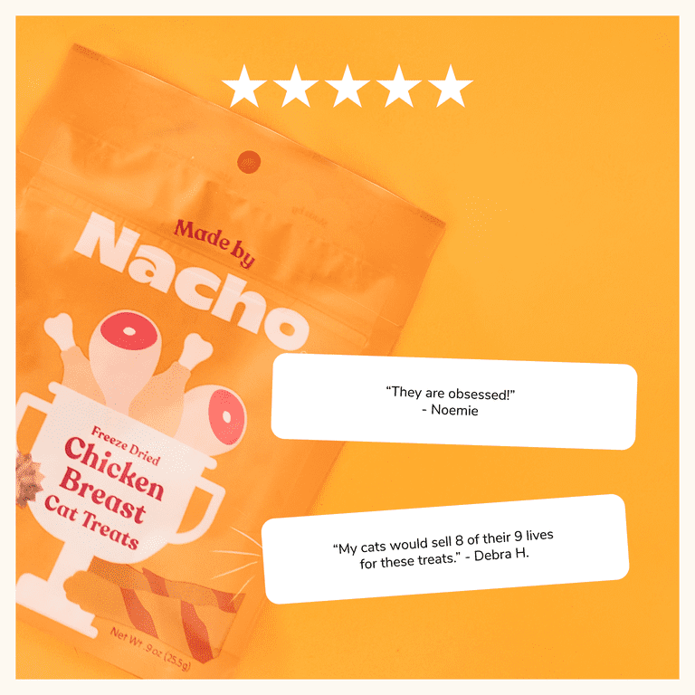 Made by Nacho Freeze-Dried Chicken Breast Cat Treats, 0.9oz photo 6