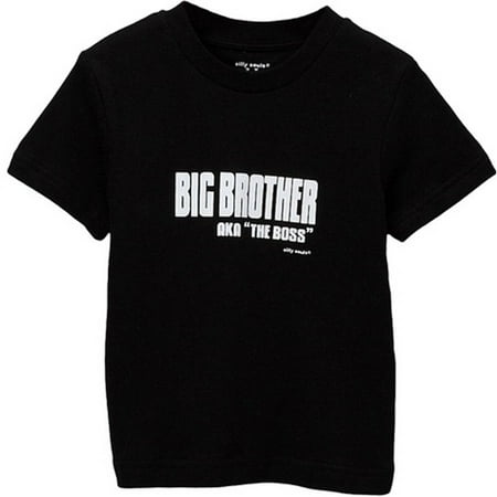 Silly Souls Toddler Boy Big Brother - AKA The Boss Tee