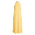thumbnail image 7 of Ynynloco Womens Cotton Casual Strappy V Neck Sleeveless Flowy Pockets Loose Long Maxi Beach Dress Sundress, 7 of 7