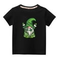 thumbnail image 2 of Wavsuf Kids T-Shirts for Boys Summer Printed Crew Neck Casual Black Shirts Size 3-4 Years, 2 of 6