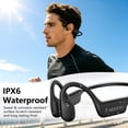 thumbnail image 6 of AKKHOO Open Ear Bone Conduction Headphones, Wireless Bluetooth Sports Headphones with ENC Mic, 12H Playtime, IPX6 Waterproof Running Headphones for Gym, Outdoor, 6 of 13