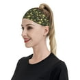 thumbnail image 5 of Cool Cat Green Camouflage Sports Headband for Women Men, Running Headband Sweat Bands for Cycling, Yoga, Spa, Athleti, Workout - Moisture Wicking Hairband, 5 of 5