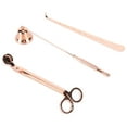 thumbnail image 2 of 3PCS Candle Accessory Set Candle Wick Trimmer Cutter Snuffer Extinguisher Wick Dipper Gift SuppliesRose Gold, 2 of 14