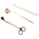 thumbnail image 1 of Tijeras para mechas de velas, juego de accesorios para velas de 3 piezas, cortadoras de mechas para velas, apagavelas, rendimiento inigualable, 1 of 14
