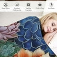 thumbnail image 3 of Shiartex Boho Floral Blanket Colorful Flowers Bohemian Throw Gifts for Women Kids Girls Birthday Mother's Day Decor Spring Throw Soft Cozy Blanket 40x50in, 3 of 6