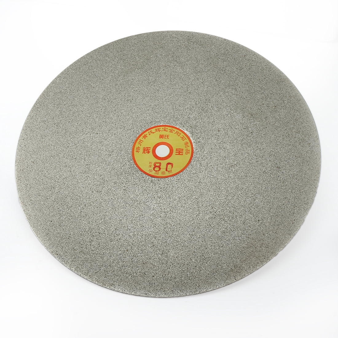 Unique Bargains Diamond Coated Flat Lap Wheel Grinding Sanding Disc Tool Grit 80
