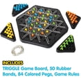 thumbnail image 5 of Triggle Triangle Chess Board Game - Board Games for Family Night - Strategic Game Play - Multi-Player Board Games - Builds Hand & Eye Coordination - Preschool Toys, Ages 8+, 5 of 6