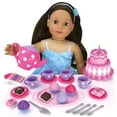 thumbnail image 2 of Sophia's Ultimate Dessert Tea Party Set de 64 piezas para muñecas de 18 pulgadas, rosa y morado, 2 of 5