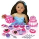 thumbnail image 2 of Sophia's Ultimate Dessert Tea Party Set de 64 piezas para muñecas de 18 pulgadas, rosa y morado, 2 of 5
