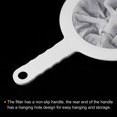 thumbnail image 3 of Uxcell 9"x6" 350 Mesh Food Filter Strainer Kitchen Fine Mesh Sieve Strainers with Handle White, 3 of 6