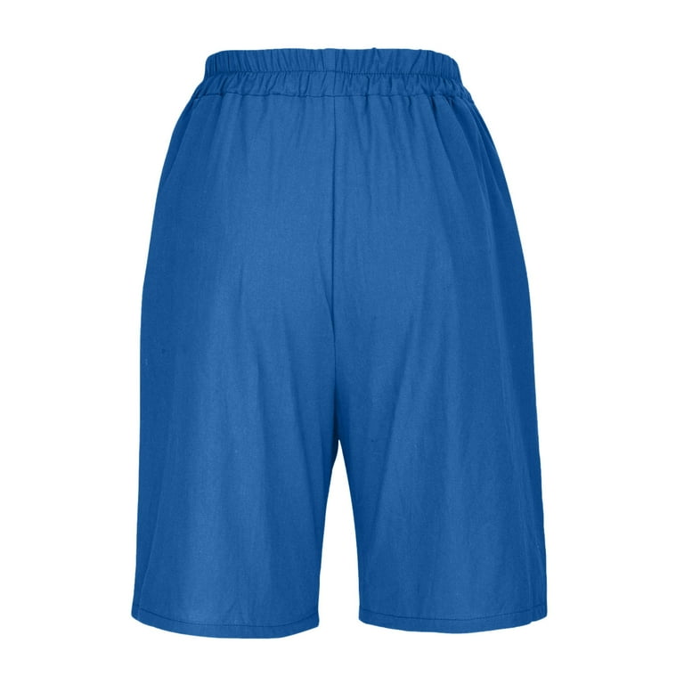 Women's Wide Leg Sweat Shorts Jogger Athletic Bermuda Short Pants