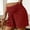 Red, variant on BRGZLK Women's Maternity Shorts Summer Casual High Waist Shirred Adjustable Drawstring Stretchy Breathable Pants for Pregnant Khaki XXL