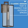 thumbnail image 2 of 2595BU-LL Hinkley Lighting Max - 1 Light Large Outdoor Wall Lantern in Transitional Style - 7 Inches Wide by 25 Inches High-Burnished Bronze, 2 of 19