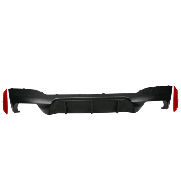 Ikon Motorsports Compatible with 17-20 BMW G30 M5 Style Rear Bumper Lip Diffuser Quad Outlet