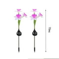 thumbnail image 4 of ¡Compra Inteligente!, Luces solares de flores Decoración de patio de villa Luces solares de flores de narciso Luces para exteriores Akmoler, 4 of 8