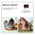 thumbnail image 2 of 1 Set of Miniature House Tool Case Mini House Tool Kit Mini House Repair Tool Tiny House Decor, 2 of 3