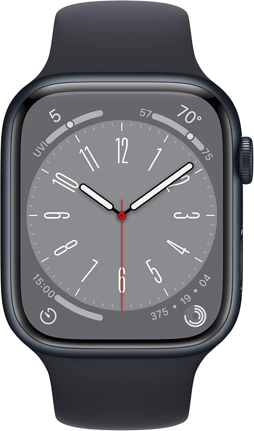 Pre-Owned Apple Watch Series 8 Aluminum 41mm A2772 (GPS + Cellular) Midnight w/ Wireless Earbuds