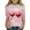 Red, variant on Lovzfmll Unisex Kids Beloved One Graphic 3/4 Sleeve Tee, Casual Crewneck Pullover for Boys & Girls for Little Girls 12-13 Years