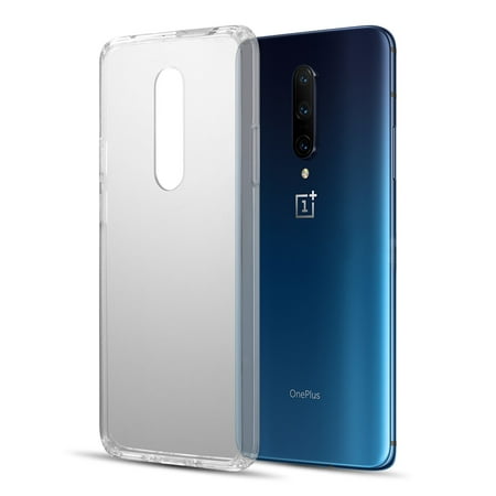 OnePlus 7 Pro Phone Case Ultra Slim Fit Hybrid TPU Rubber Fusion Armor Hard CLEAR Acrylic Transparent Back Full Protective Premium Cover Shockproof Cushion Frame Bumper Phone Case for One Plus 7 Pro
