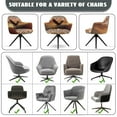 thumbnail image 6 of Xixirimido Aztec Tribal Eagle Pattern Swivel Office Armrest Chair Covers Stretch Dining Chair Cover, Mid-Back Desk Chair Slipcover Removable Accent Armchair Protector, 6 of 7