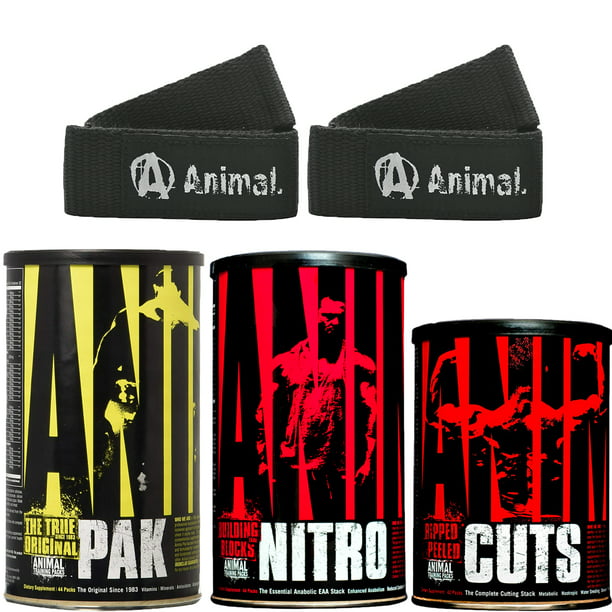 Universal Nutrition Advanced Cutting Stack with Lifting Straps 
