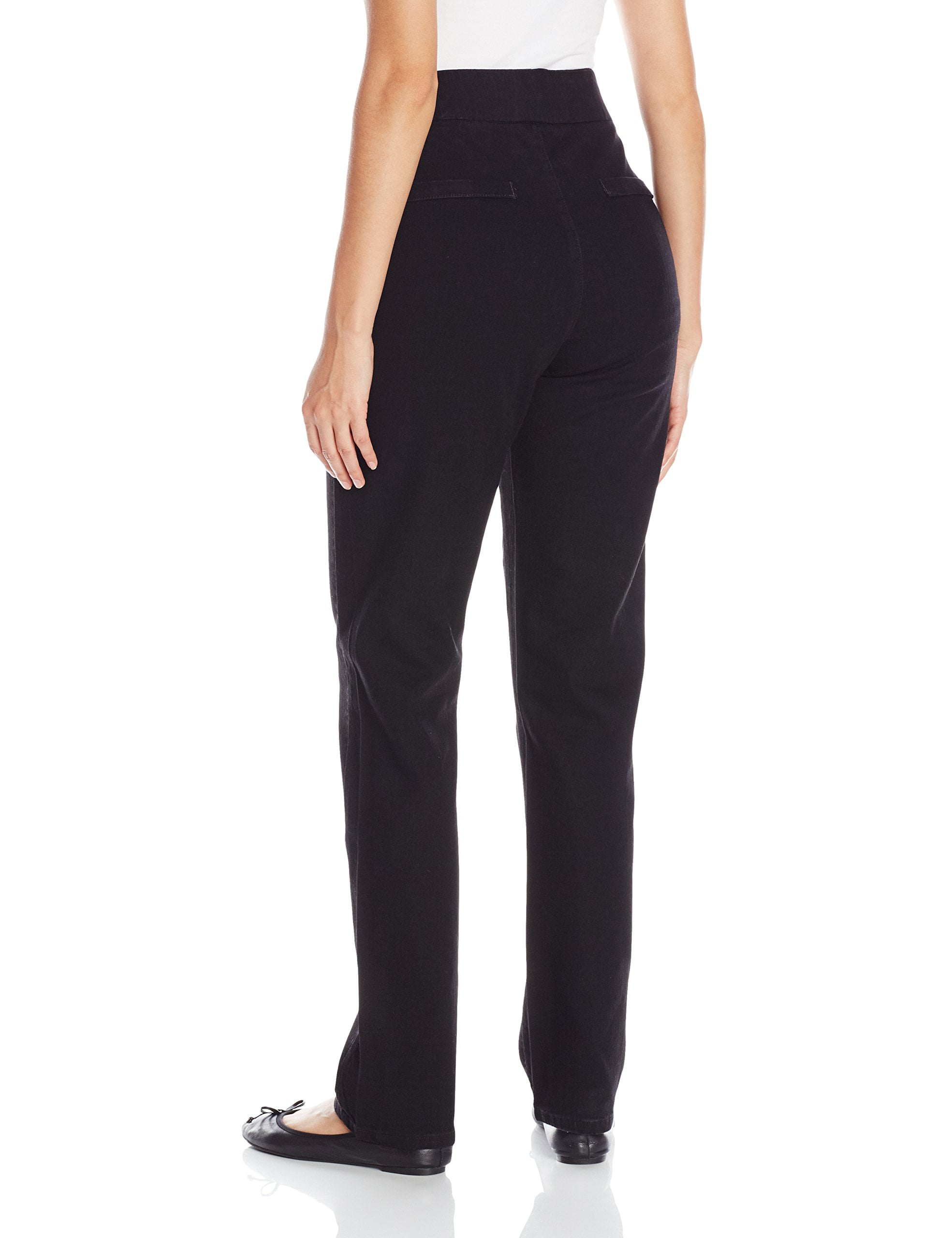 Chic Women's Easy Fit Elastic Waist Pull On Pant