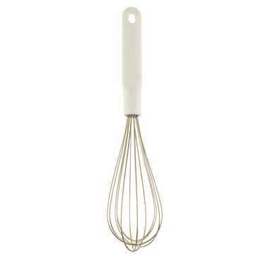Cook with Color Wire Hand Whisk for Cooking – Durable, Rust-Resistant & Dishwasher Safe, Cream & Gold