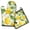 Lemon-2, variant on Lemon Kitchen Oven Mitt and Pot Holder Sets 2 Pcs for Baking, Cooking and Grilling, Heat Resistant Up To 392 °F