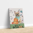 thumbnail image 3 of Hardworking French Bulldog Ready Back to School New Year Classes Vertical Matte Canvas Poster Dog Lover Gifts Wall Art Home Decor - 12011, 3 of 5