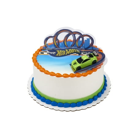 Hot Wheels Round Cake