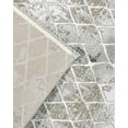 thumbnail image 3 of Lila Grey Geometric Acrylic Area Rugs for Living Room Jacquard Textured Modern Rugs Soft Geometric Rug for Bedroom Mid Century Washable Rug Non-Slip Bohemian Perfect for Dining Room Office, 3 of 4