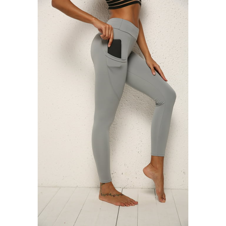 Women's Thick High Waist Yoga Exercise Stretch Stretch Pants Tummy Control  Slimming Lifting Anti Cellulite Scrunch Booty Leggings Ruched Butt Seamless