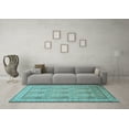 thumbnail image 3 of Ahgly Company Indoor Rectangle Persian Light Blue Traditional Area Rugs, 2' x 3', 3 of 4