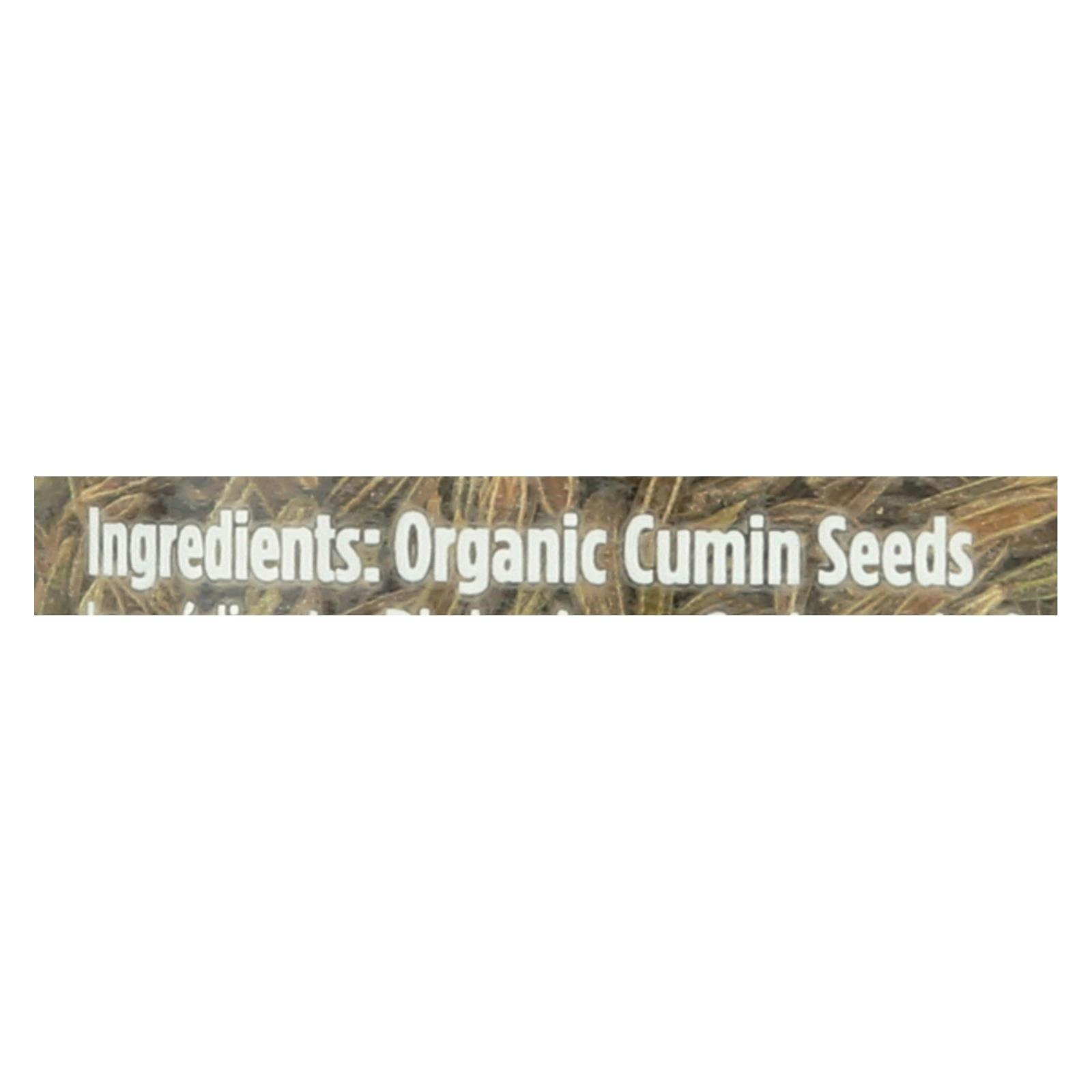 Spicely Organics Cumin Seed Whole Spice Jar 1.7 oz (Pack Of 9)