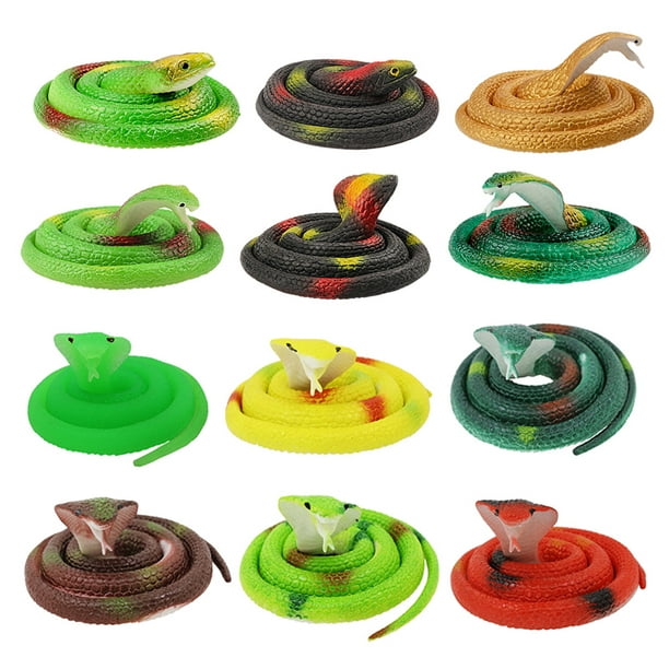 Etereauty Rubber Toy Snakes Snake Snake Fake Simulation Prank Horror ...