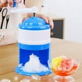 thumbnail image 1 of Broyeur de Glace Manuel Portable, Rasoir à Glace à Manivelle, Lames en Acier Inoxydable, Mini Machine de Fabrication de Blocs de Glace pour Glace Rasée, Cônes de Neige, Rasoir à Glace Domestique, 1 of 9