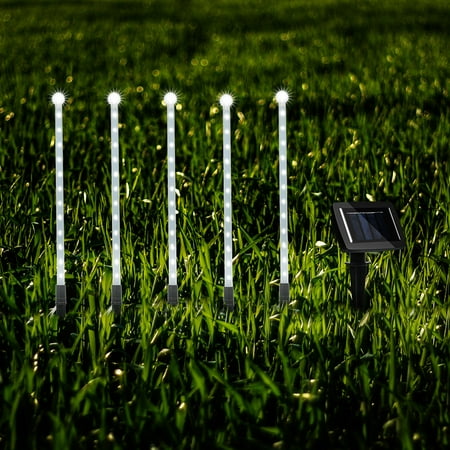 

LINASHI 5Pcs LED Solar Powered Waterproof Lights Garden Courtyard Outdoor Lamps Decor