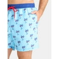 thumbnail image 3 of Way to Celebrate Men's & Big Men's Americana Swim Trunks, Sizes S-3XL, 3 of 5