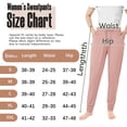 thumbnail image 2 of 1 Pack Women's Soft Joggers Athletic Warm Lounge Pants Ideal for Running Yoga Workout Sweatpants with Pockets Drawstrings, 2 of 7