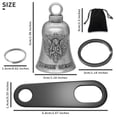 thumbnail image 2 of Motocicleta Guardian Luck Bell Anwlki Biker con 2 llaveros, 2 of 6