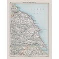thumbnail image 2 of Bartholomew 12x14 Black Ornate Wood Framed with Double Matting Museum Art Print Titled - Northeast England - Bartholomew 1892, 2 of 4