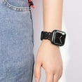 thumbnail image 4 of TECH CIRCLE Soft Silicone Bands for Apple Watch Band 38mm 40mm 41mm, Sport Strap Breathable Wristbands for Series 9 SE 8 7 6 5 4 3 2 1 Women Men,Darkblue, 4 of 5
