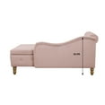 thumbnail image 6 of Historyli Go5H Modern Storage Sofa Recliner With Nailhead Trim, Button Tufted Upholstered Velvet Lounge Chair With Storage And Pillow For Bedroom Living Room Office, 6 of 7