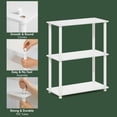 thumbnail image 2 of Furinno Turn-N-Tube 3-Tier Toolless Closet Organizers/Storage. White, 2 of 4