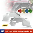 thumbnail image 3 of Inner Fenders Liners for 2007-2018 Jeep Wrangler JK Aluminum Front & Rear 4 Pcs| Color DIY, 3 of 12